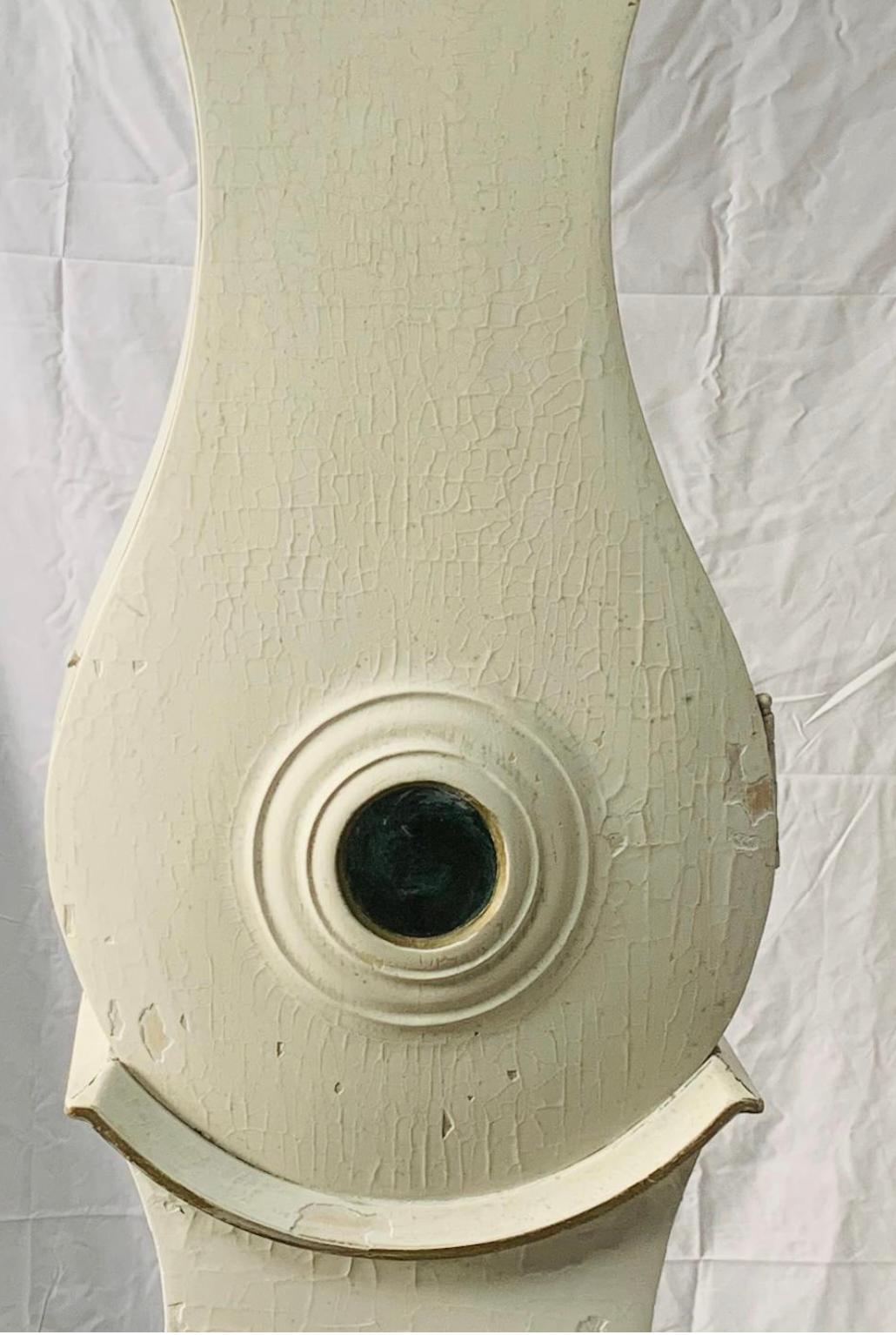 Primo vittoriano Orologio Svedese Whiting 1812 Antico Scolpito Fryksdal Grandfather A in vendita