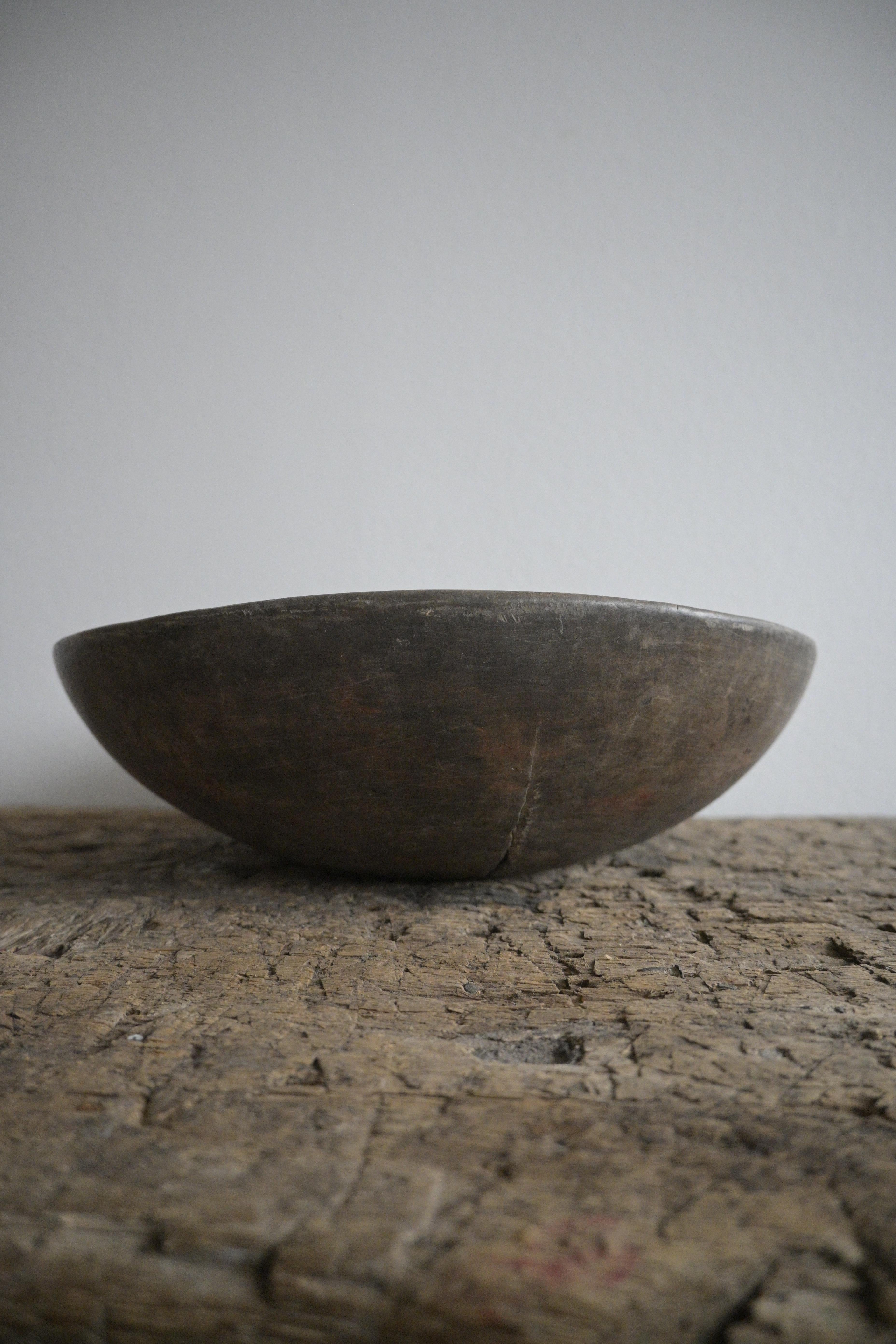 Swedish Wood Bowl circa 1830 For Sale 1
