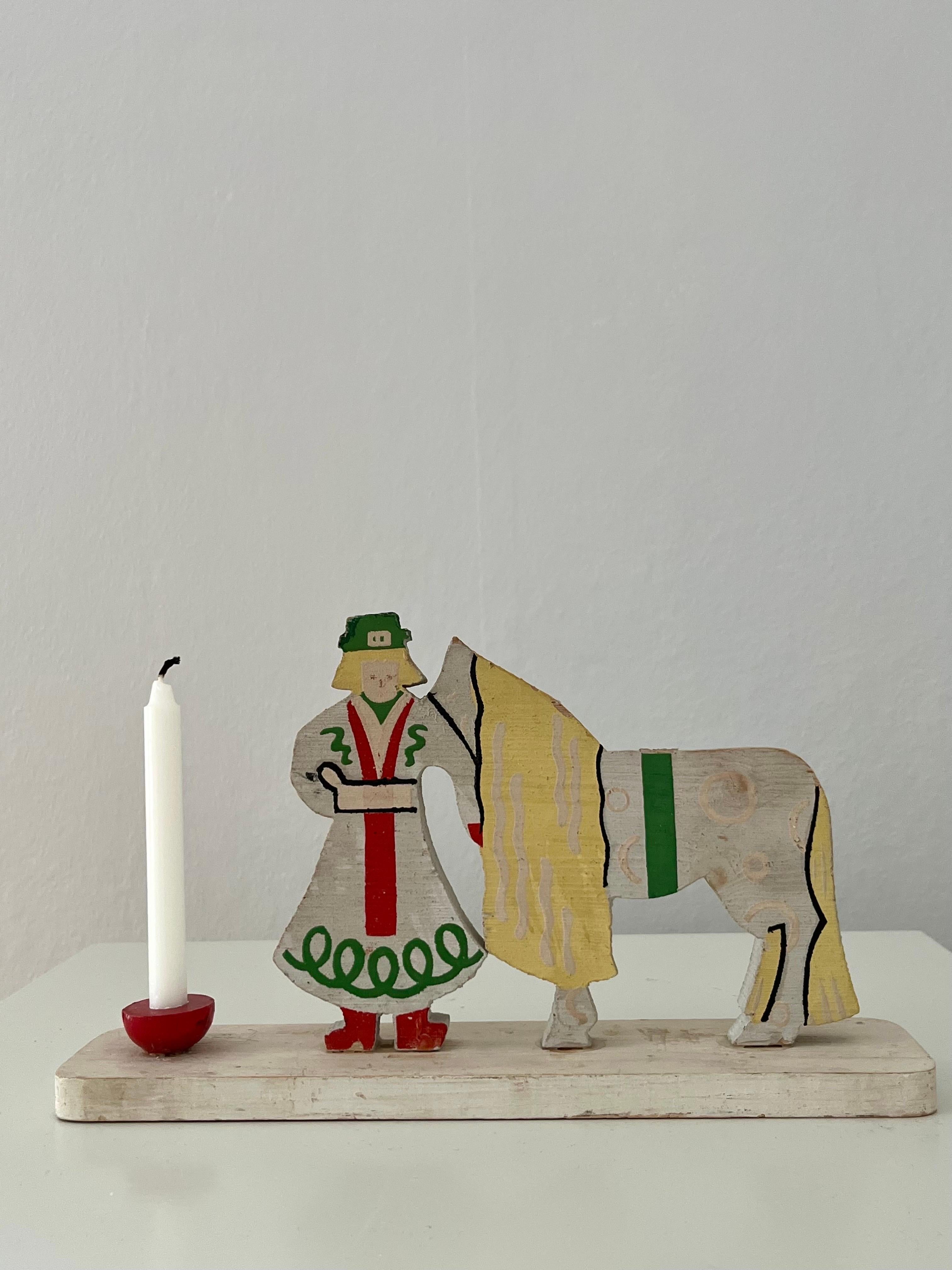 scandinavian christmas candle carousel