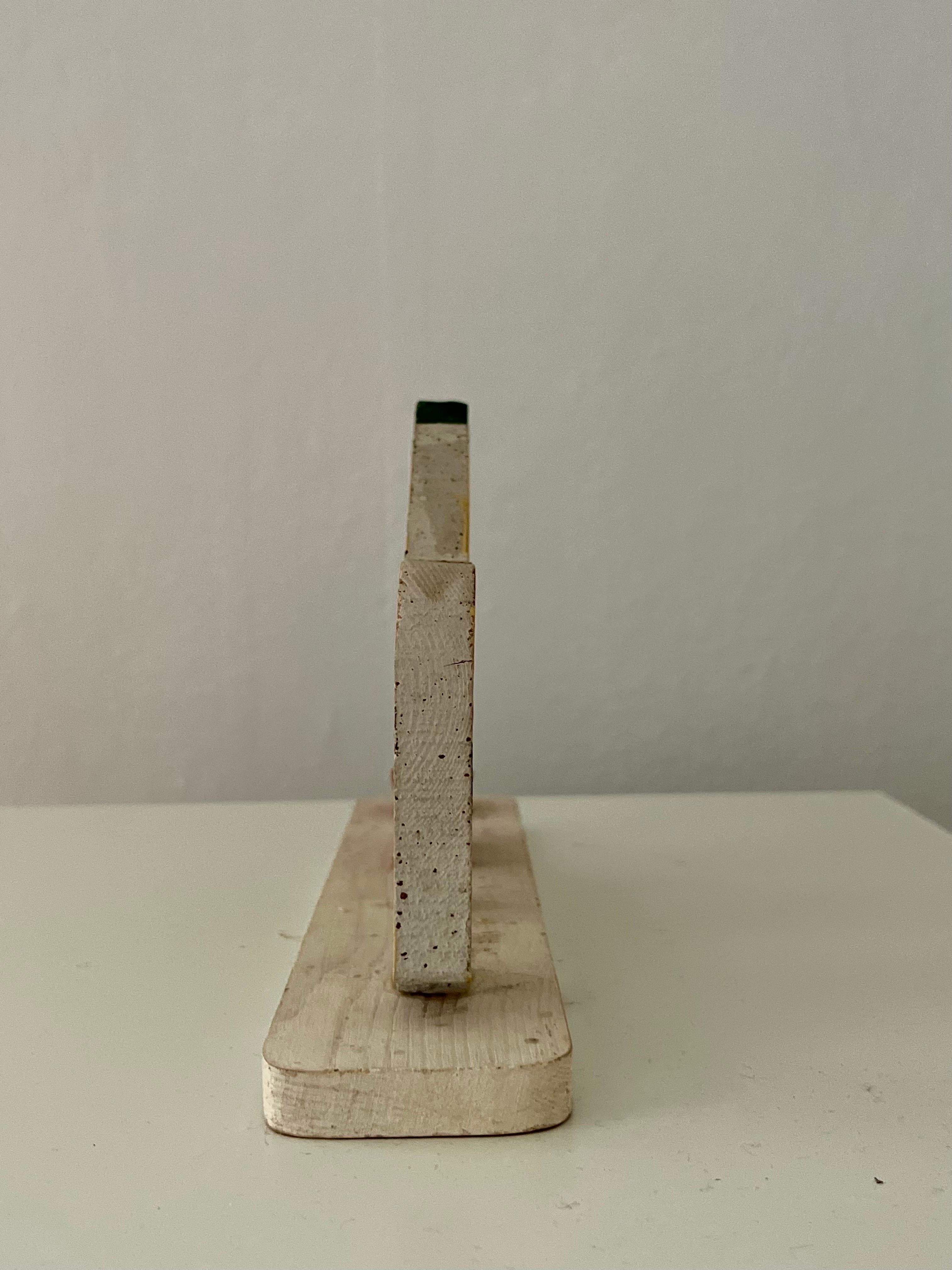 Swedish wood Christmas candle holder w. woman and horse 1960s In Good Condition In Frederiksberg C, DK