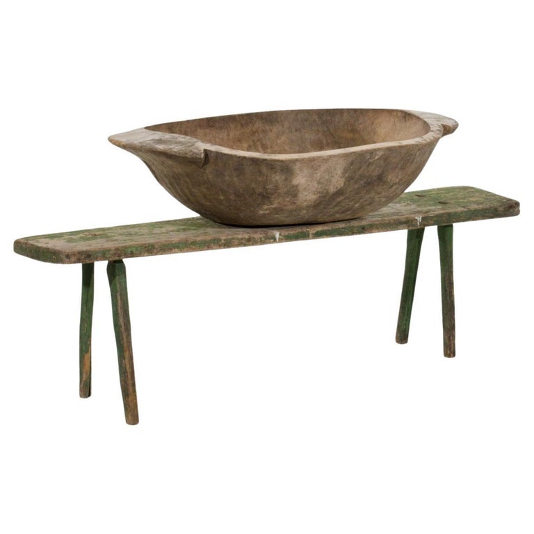 Swedish Wooden Bowl, circa 1800 For Sale