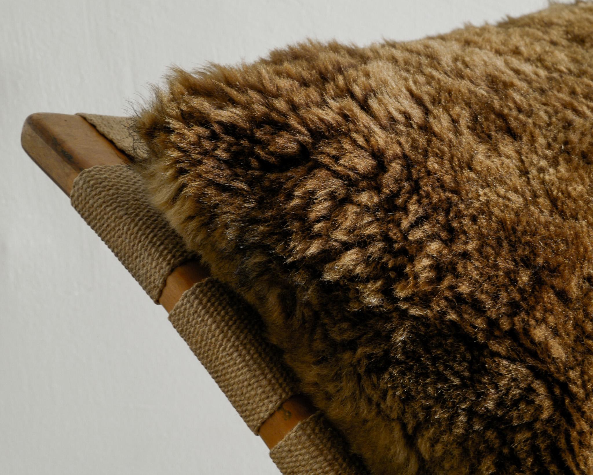 Mid-20th Century Swedish Wooden Mid Century Lounge Chair 