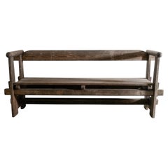 Swedish Wooden "Skoga" Sofa in Pine by Axel Einar Hjorth Produced by NK, 1930s