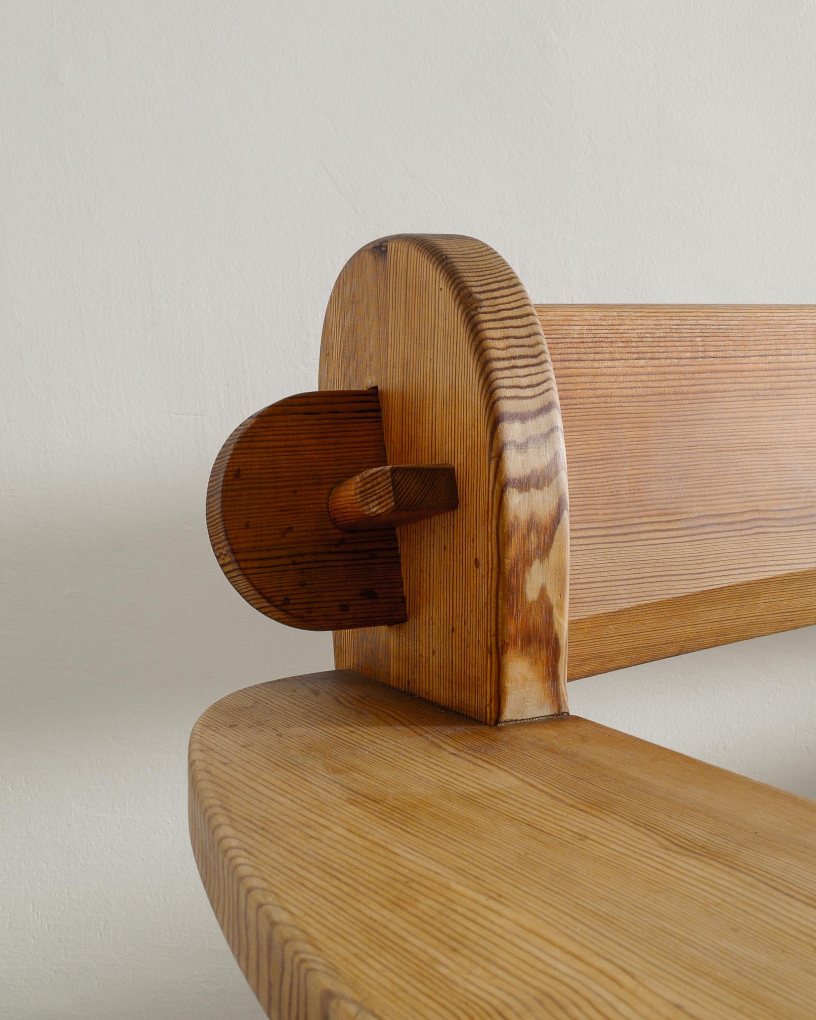 Canapé et fauteuil suédois en pin par David Rosén et Nordiska Kompaniet 1940s Bon état - En vente à Stockholm, SE
