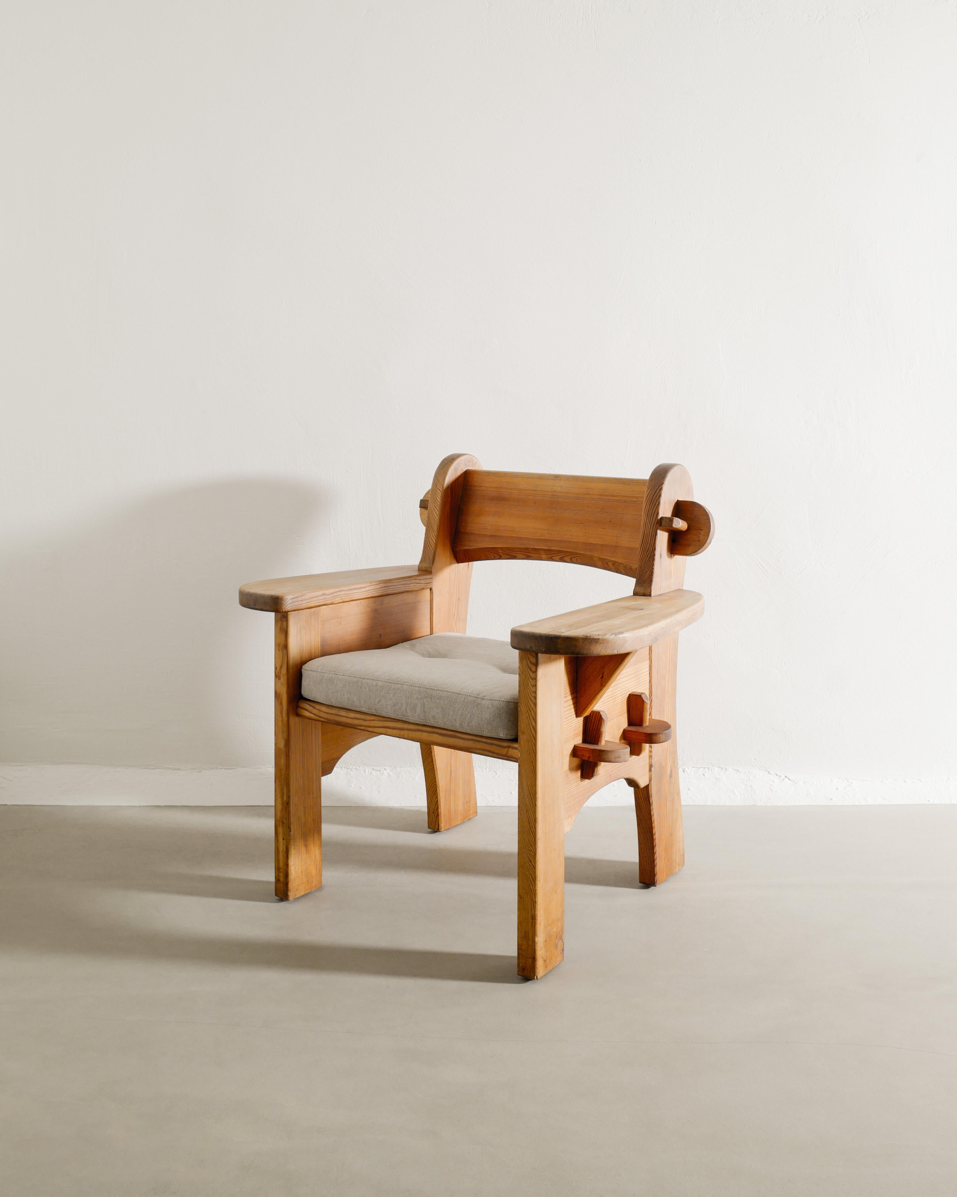 Milieu du XXe siècle Canapé et fauteuil suédois en pin par David Rosén et Nordiska Kompaniet 1940s en vente