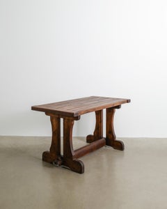 Canapé suédois en bois avec table en David Brown par David Rosén & Nordiska Kompaniet 1940