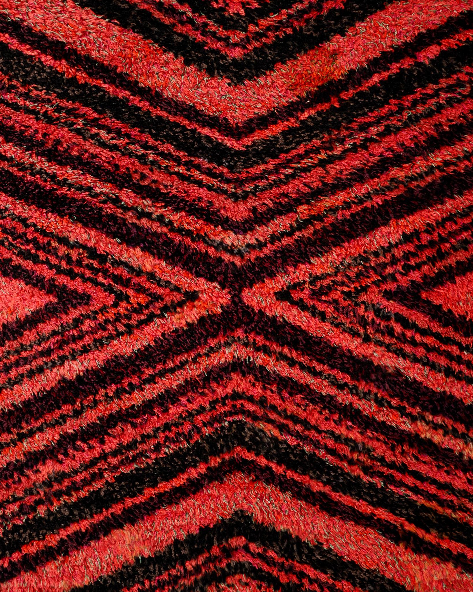 Scandinavian Modern Swedish Wool Carpet Rug by Barbro Nilsson for Märta Måås Fjetterström MMF Sweden For Sale