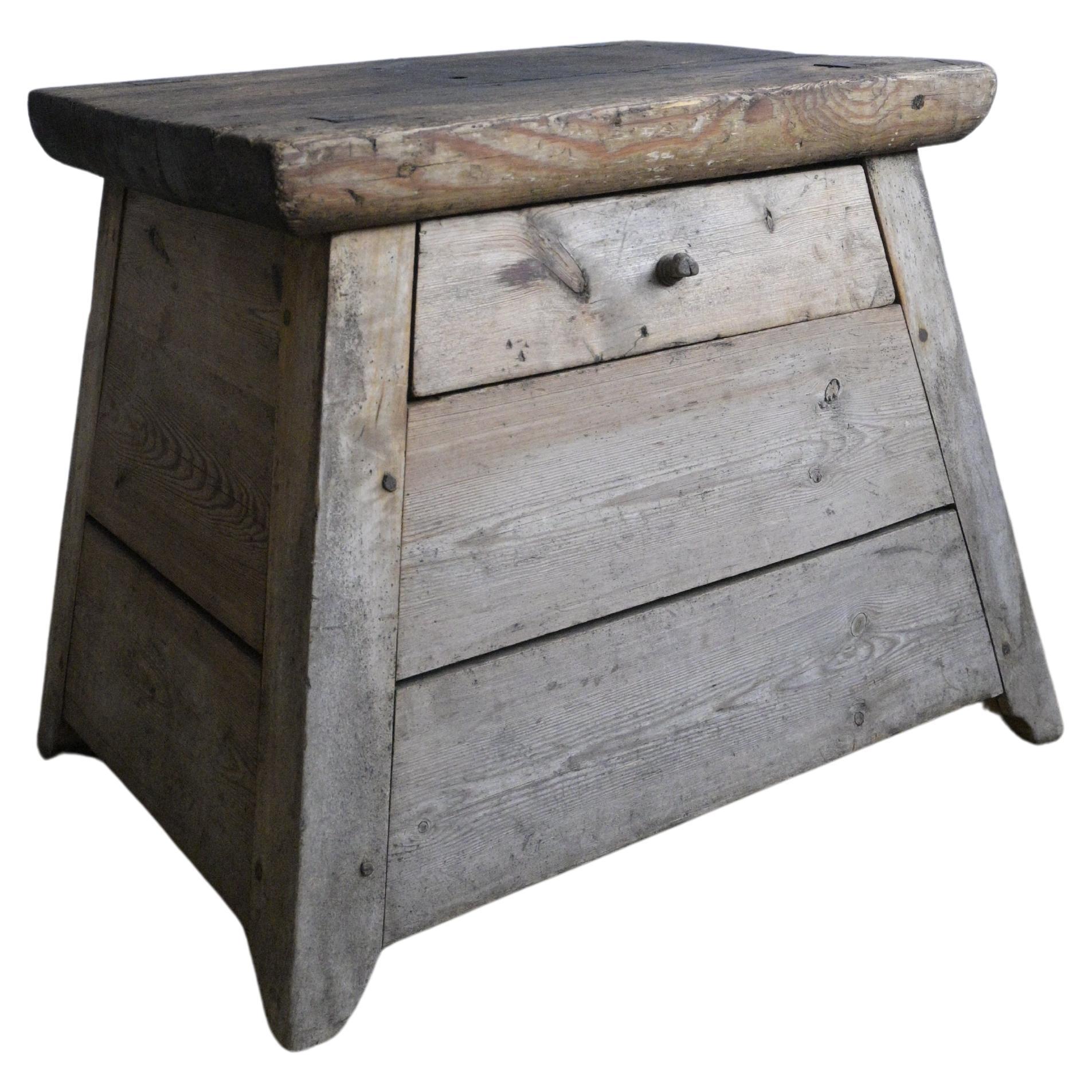 Swedish Workshop Side Table late 19th century For Sale