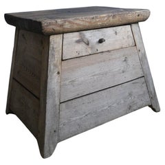 Antique Swedish Workshop Side Table late 19th century