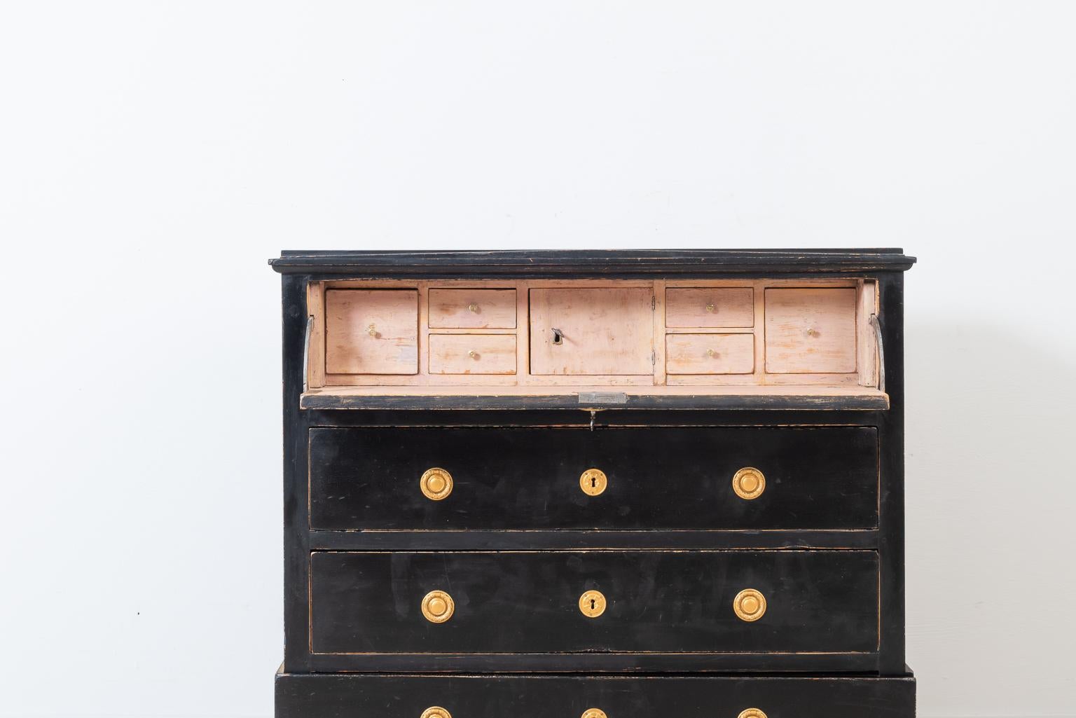 Swedish Writers Bureau from the Late Gustavian Period In Good Condition In Kramfors, SE