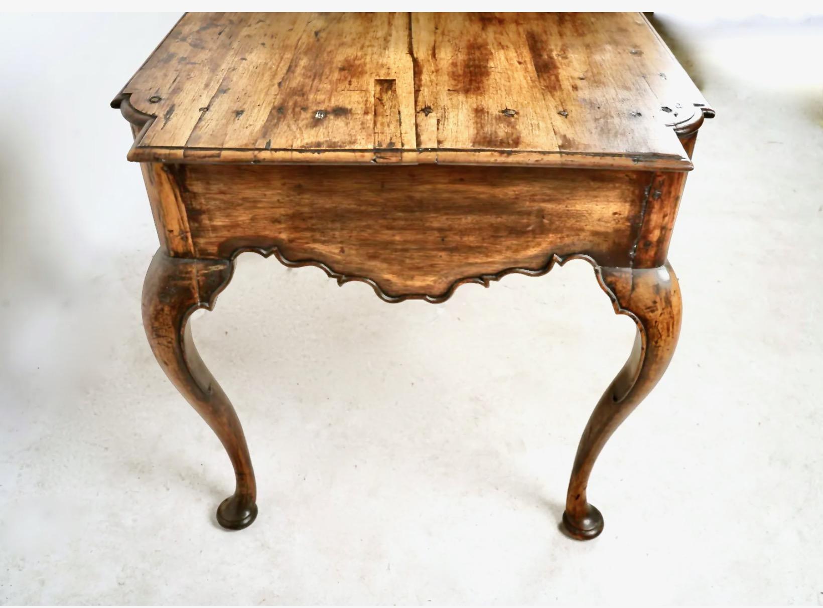 Wood Swedish Writing Table or Side Table, 18th Century For Sale