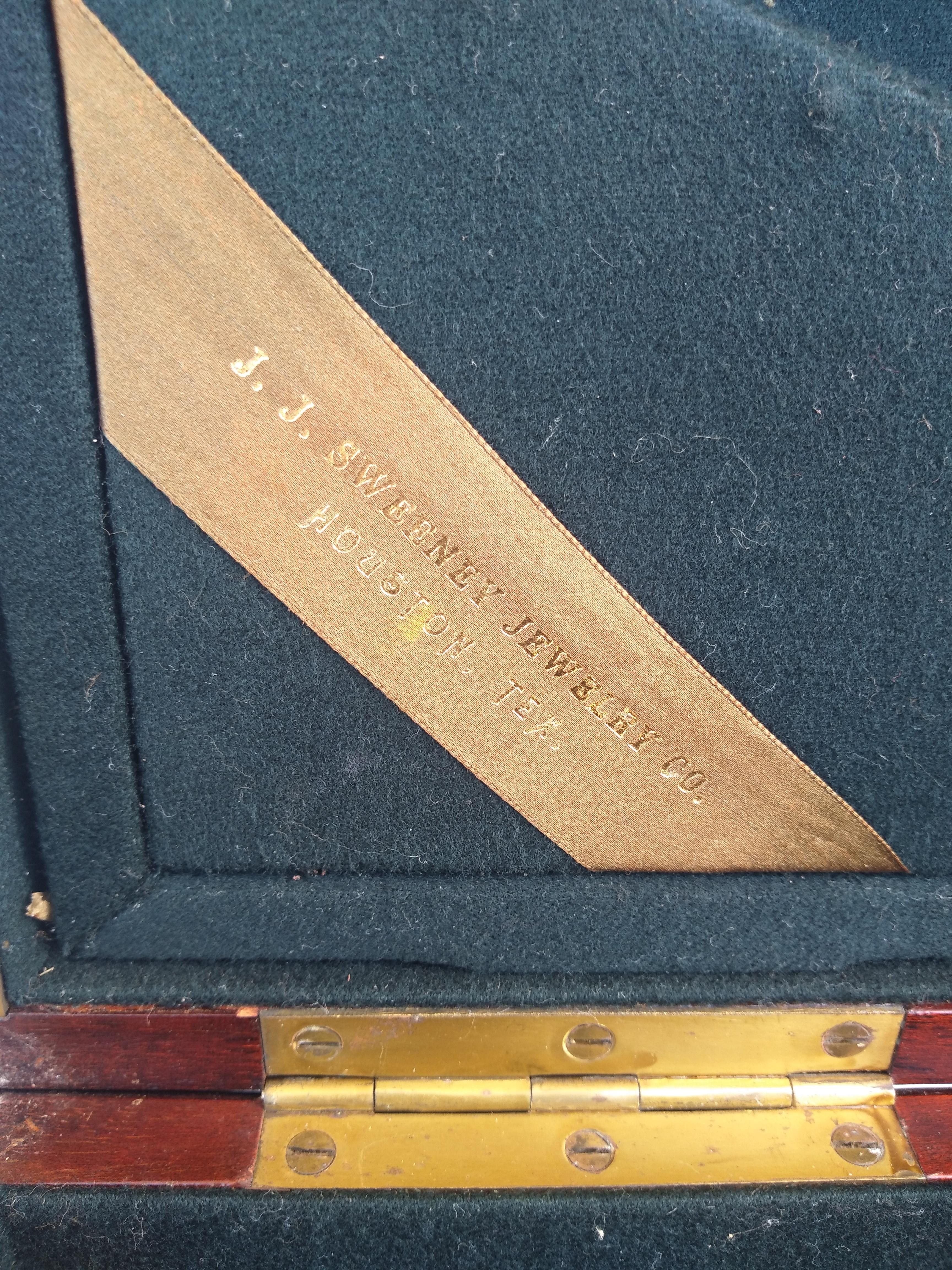 American Sweeney Jewelers Silverware Box