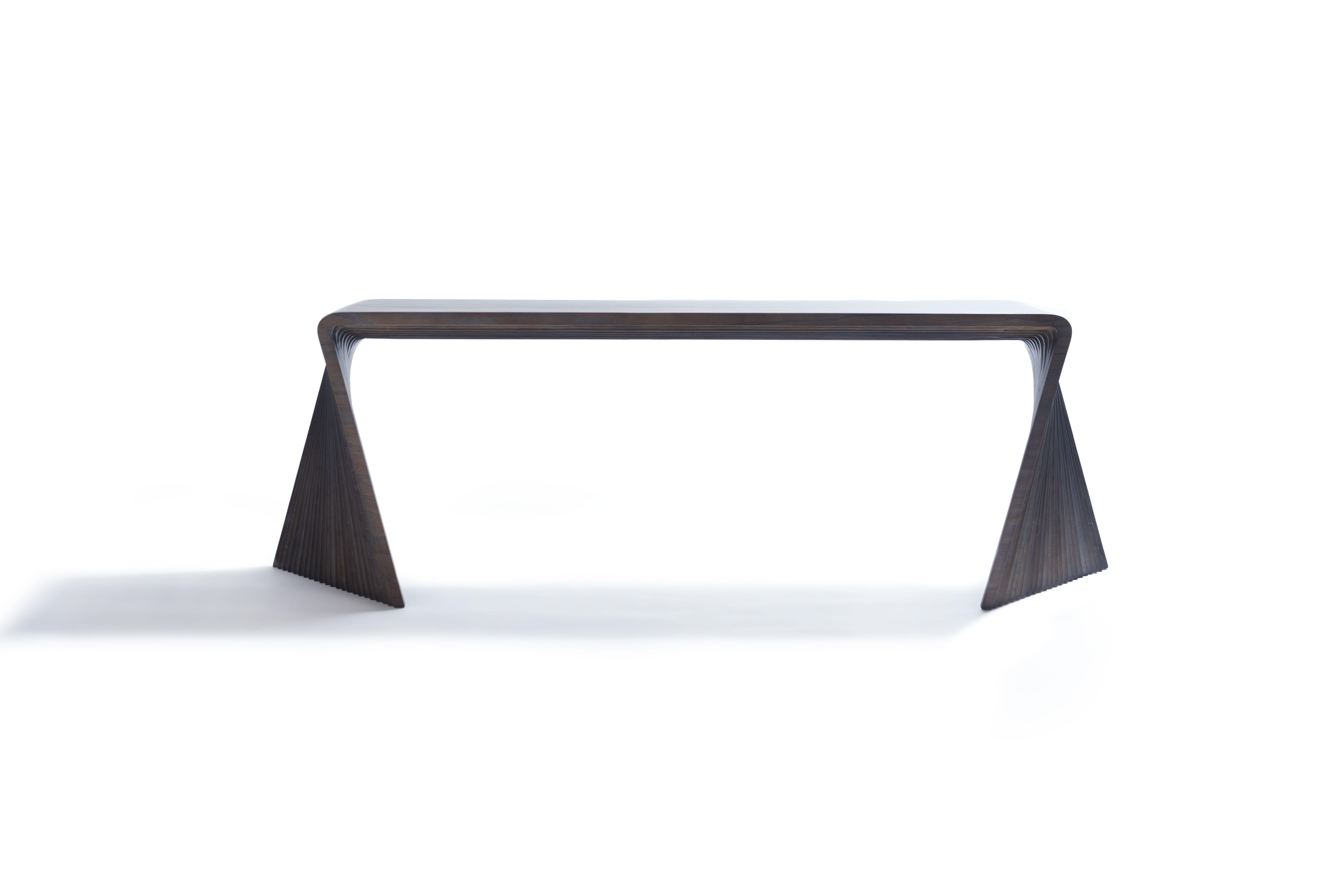 Guatemalan Sweep Large by Piegatto, a Sculptural Contemporary  Console Table For Sale