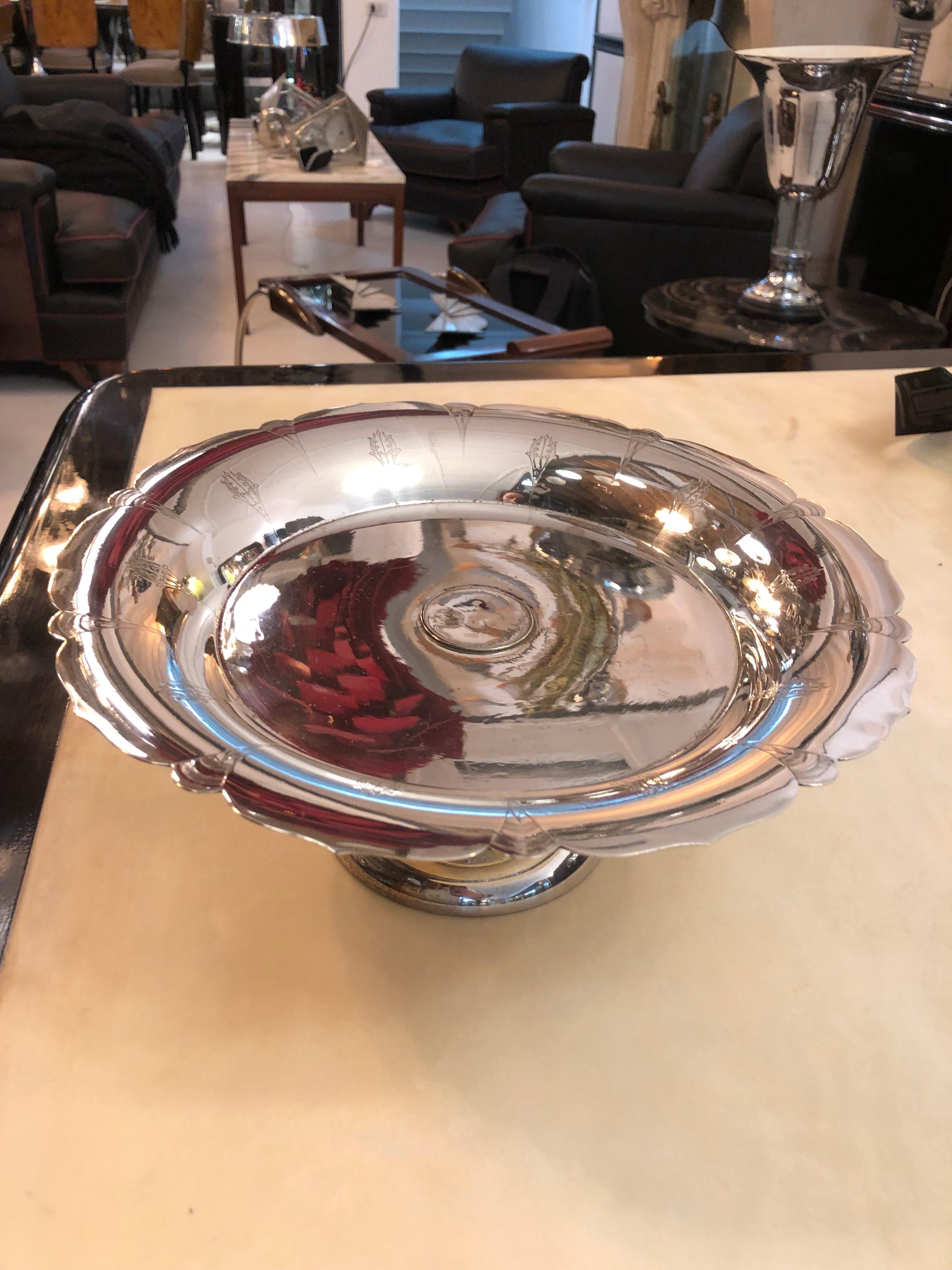 French Sweet and Fruit Dishes, France, Art Deco For Sale