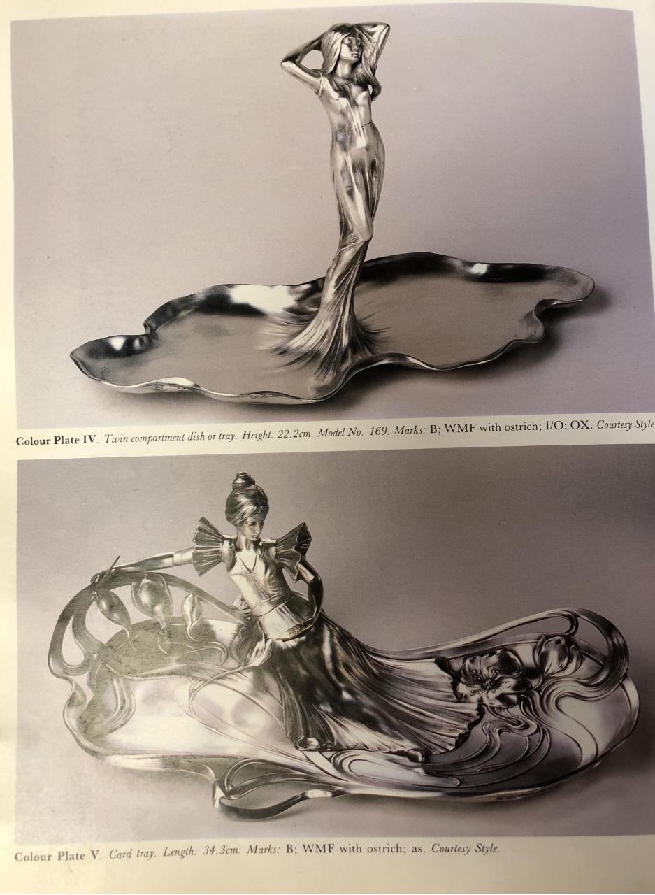 Sweet and Fruit Dishes, German, Jugendstil, Art Nouveau, Liberty, 1900, Sign WMF For Sale 13