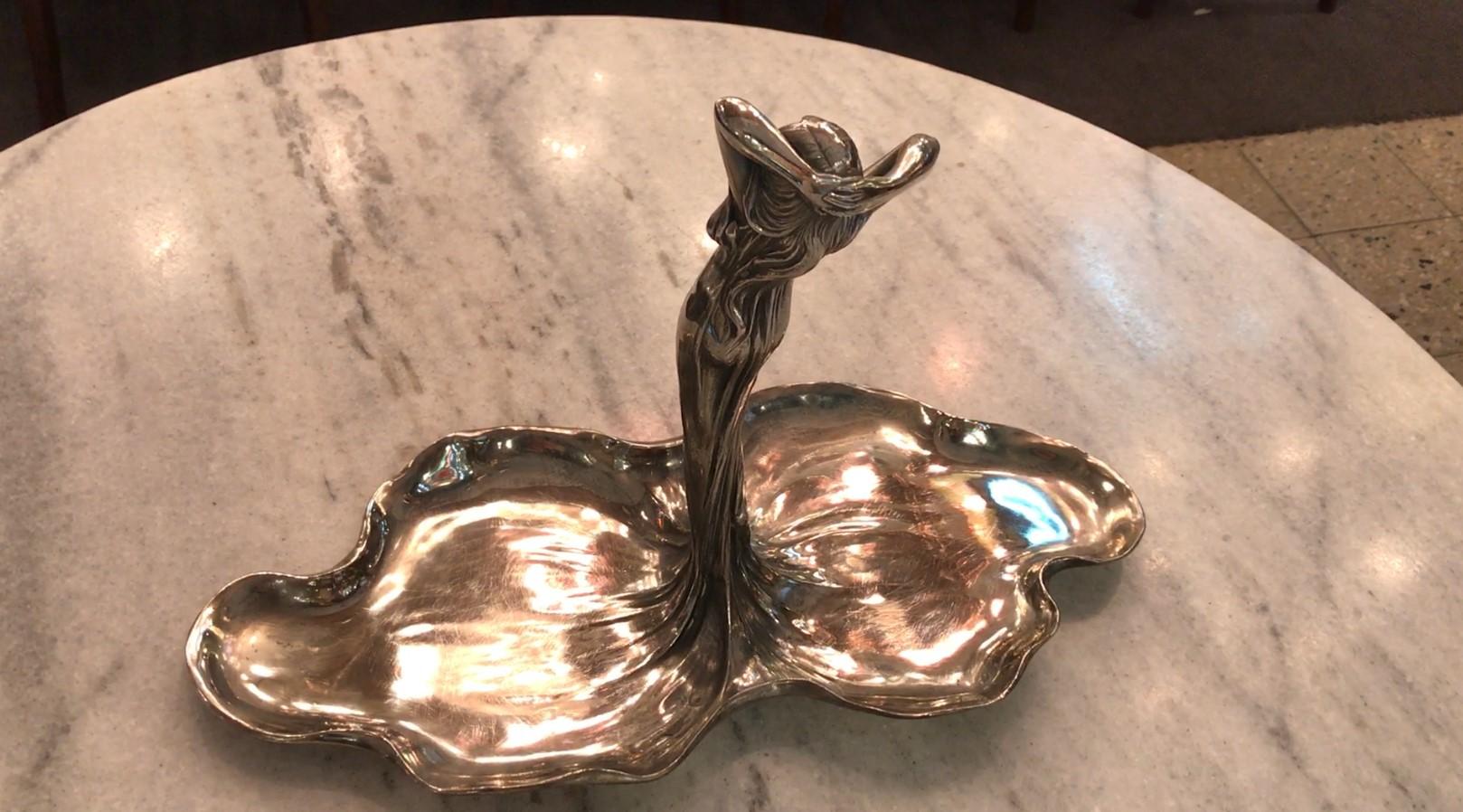 Sweet and Fruit Dishes, German, Jugendstil, Art Nouveau, Liberty, 1900, Sign WMF In Good Condition For Sale In Ciudad Autónoma Buenos Aires, C