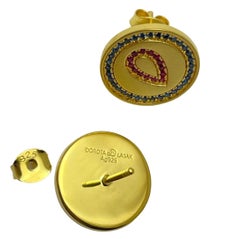 SWEET BLOOD 18k vermeil earrings by DOROTA LASAK