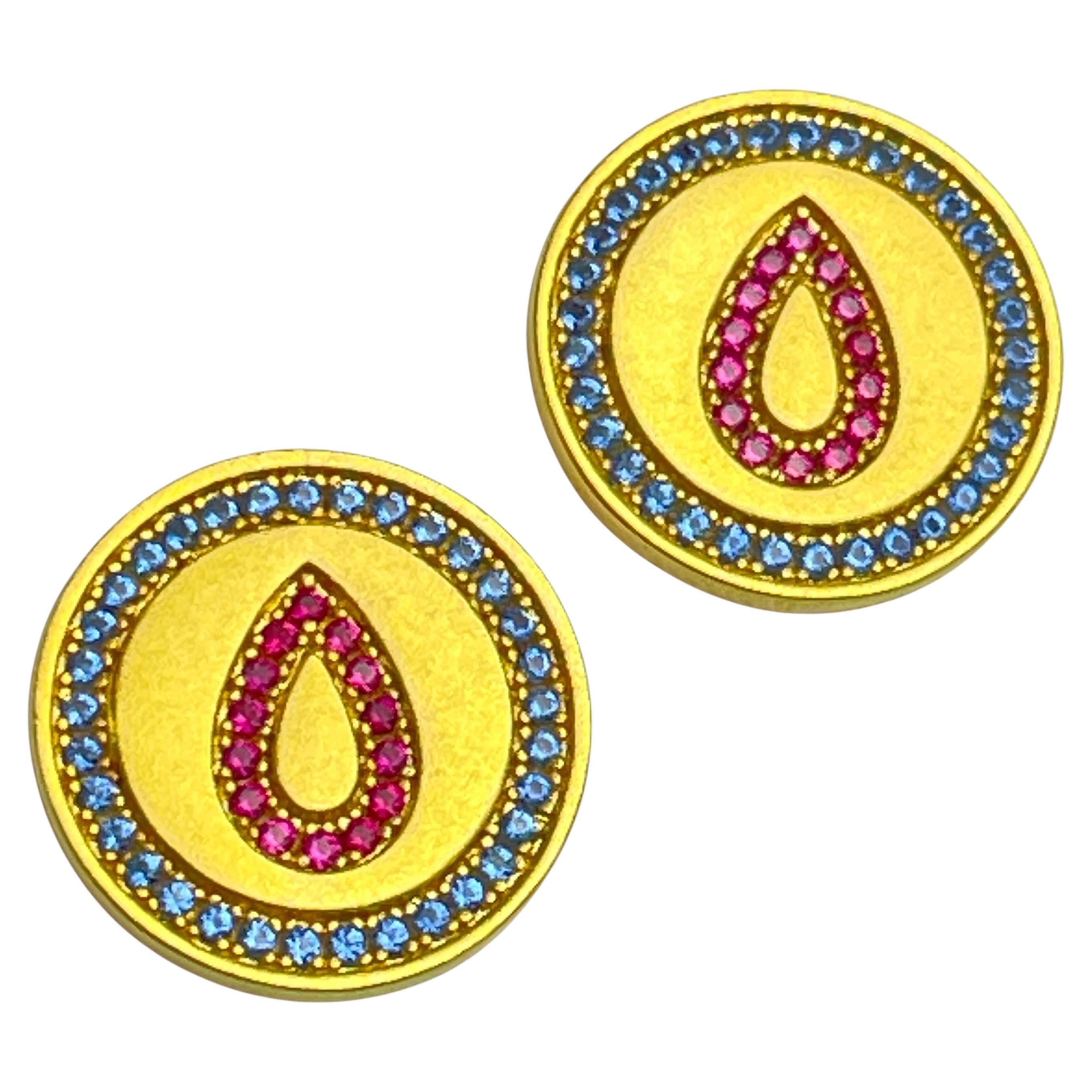 Orecchini SWEET BLOOD in vermeil 18k di DOROTA LASAK in vendita