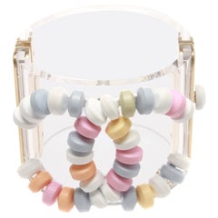 Sweet Candy Signature CC Cuff Multi Color Lucite Bracelet