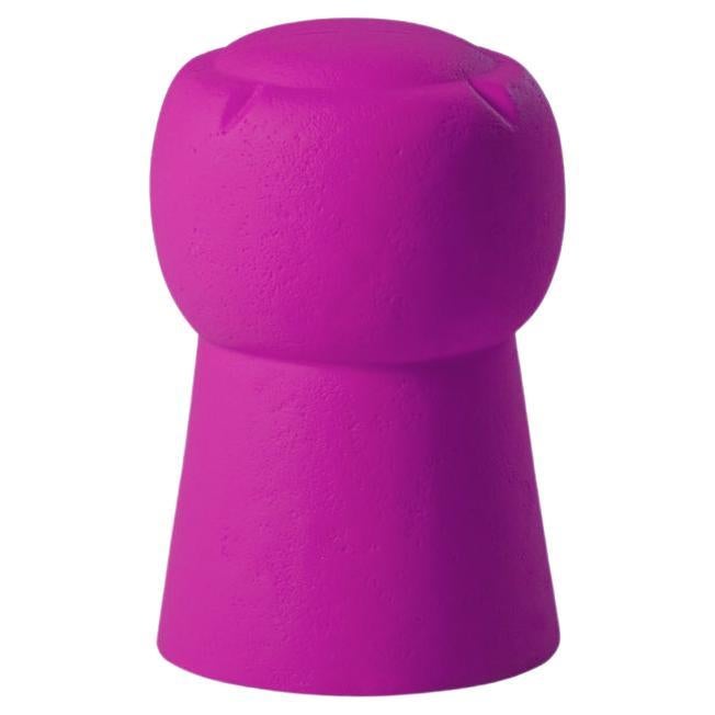 Sweet Fuchsia Cin Cin Stool by SLIDE Studio For Sale