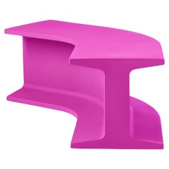 Sweet Fuchsia Iron Modular Bench by Sebastian Bergne