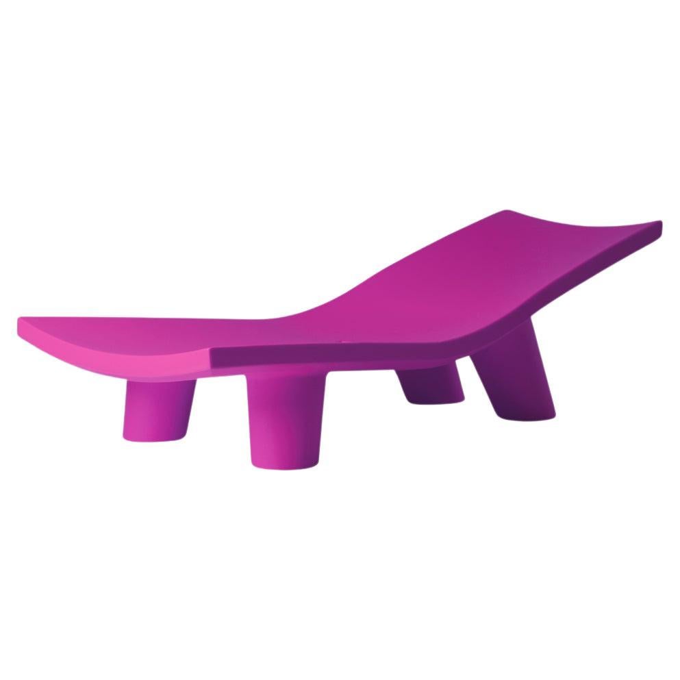 Sweet Fuchsia Low Lita Lounge Chaise Longue by OTTO Studio