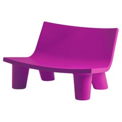 Sweet Fuchsia Low Lita Love Low Sofa by OTTO Studio