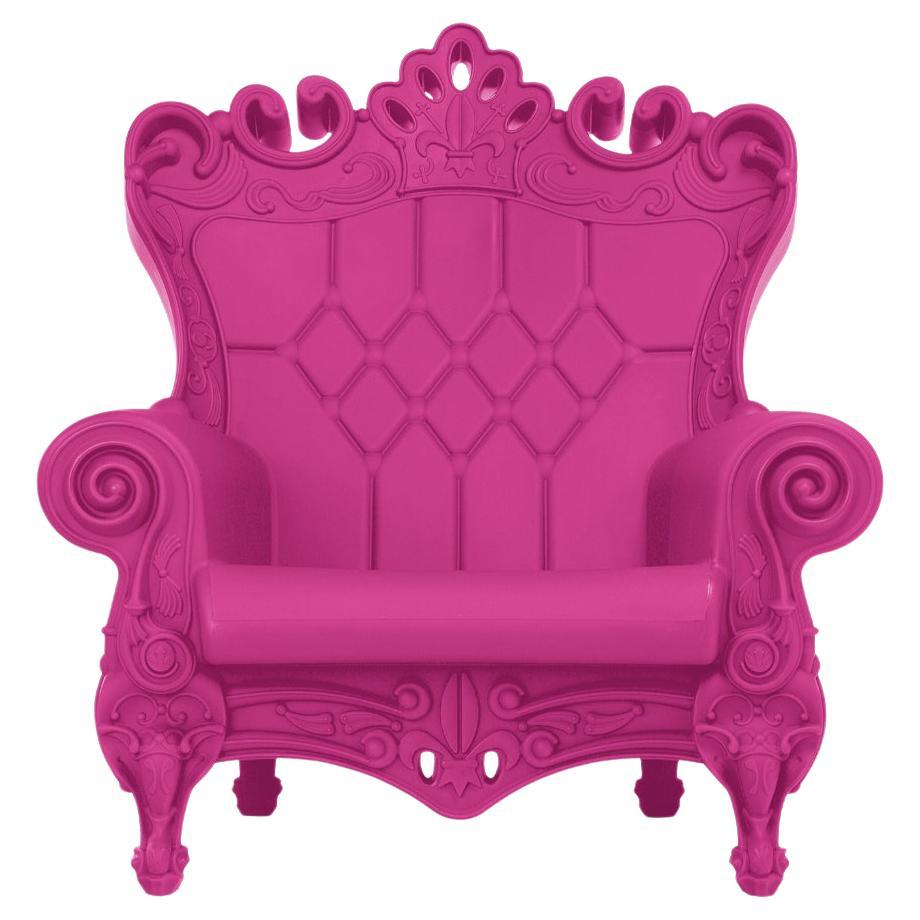 Sweet Fuchsia Queen Of Love Armchair by Moro, Pigatti For Sale