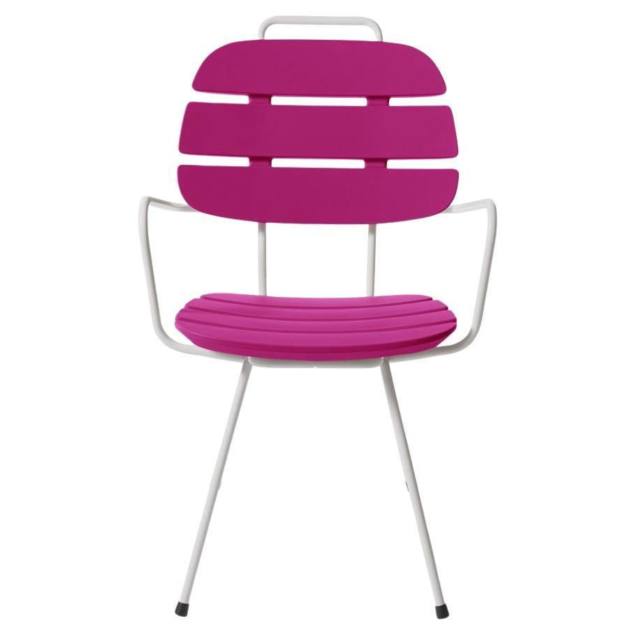 Sweet Fuchsia Ribs Chair by OTTO Studio