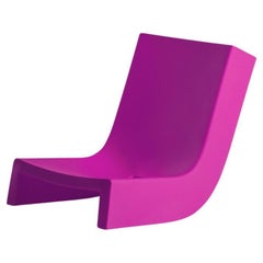 Sweet Fuchsia Twist Rocking Low Chair by Prospero Rasulo