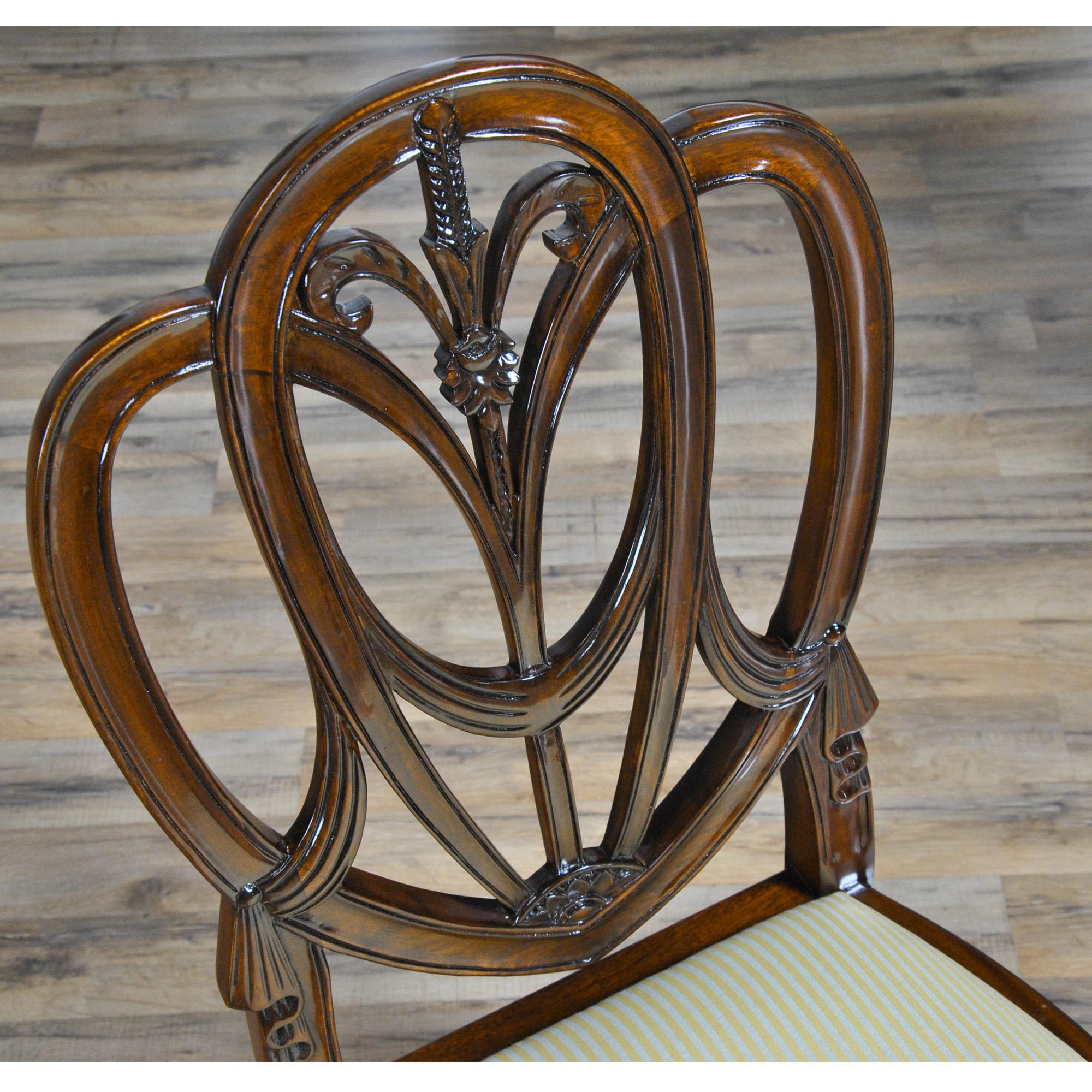Sweet Heart Dining Chairs, Set of 10 For Sale 6