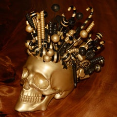 Sculpture de crâne de vie douce