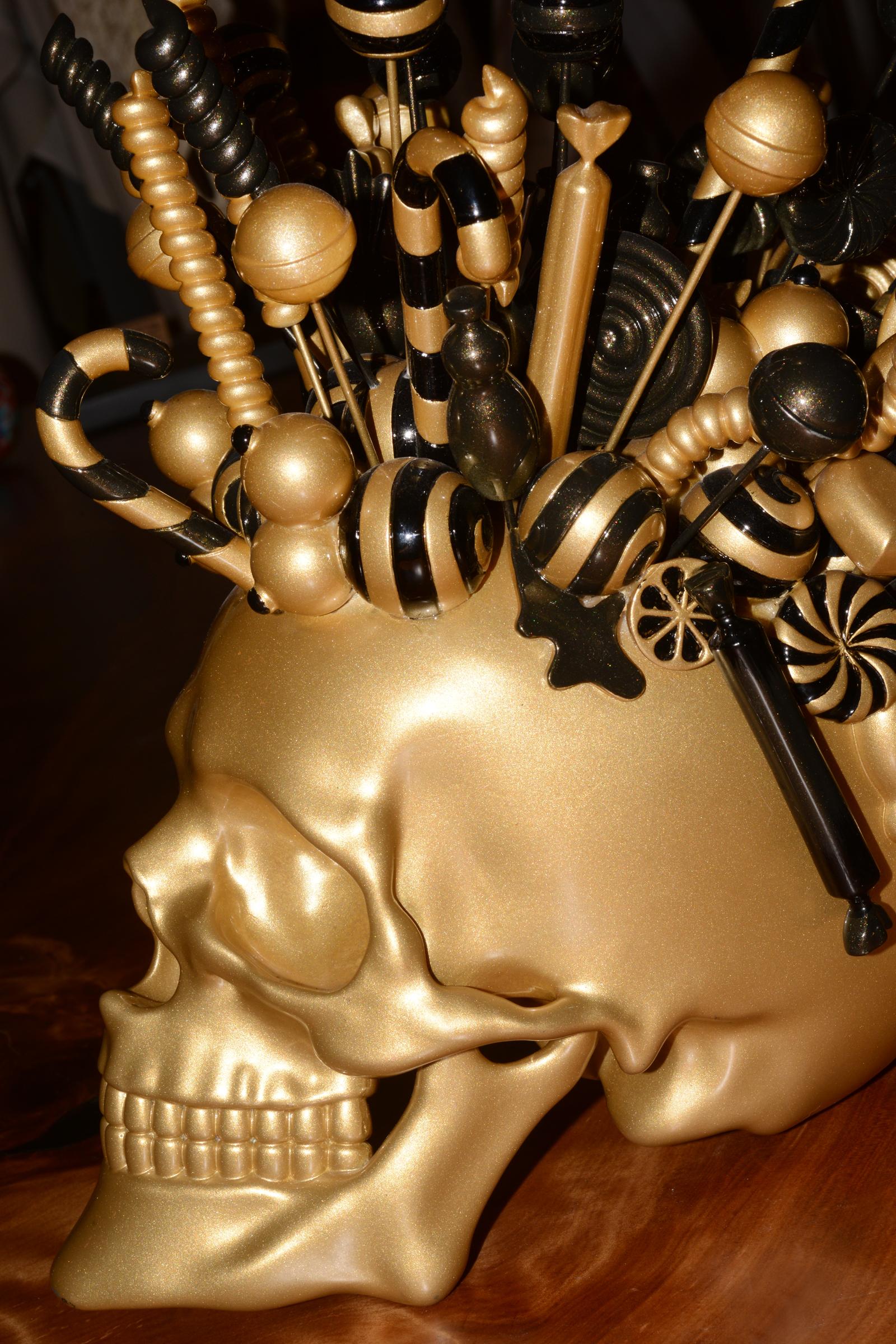 Sculpture de crâne d'une vie douce en vente 2