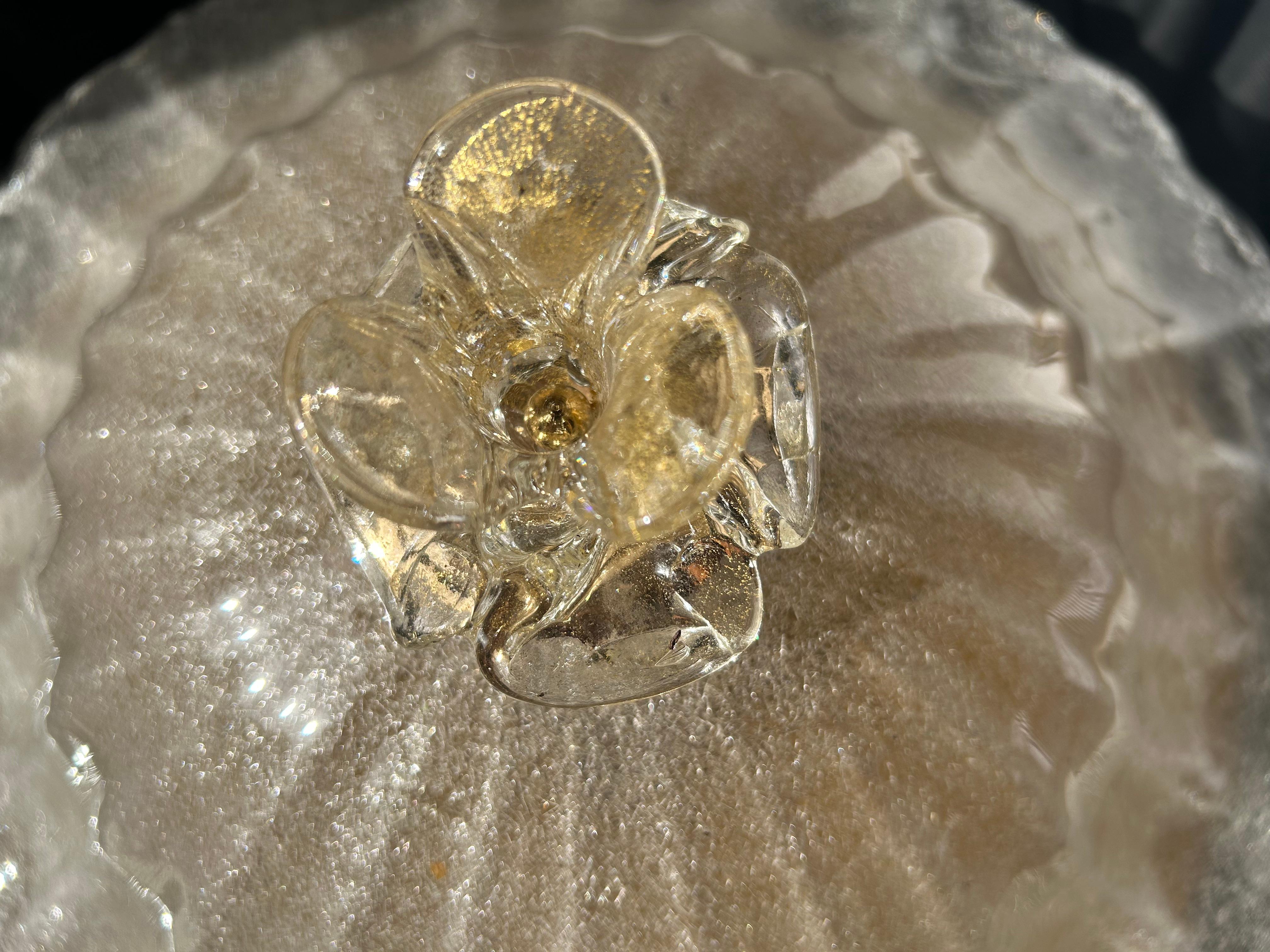 Sweet Melody, Superb Murano Ceiling Light, 1980's For Sale 6