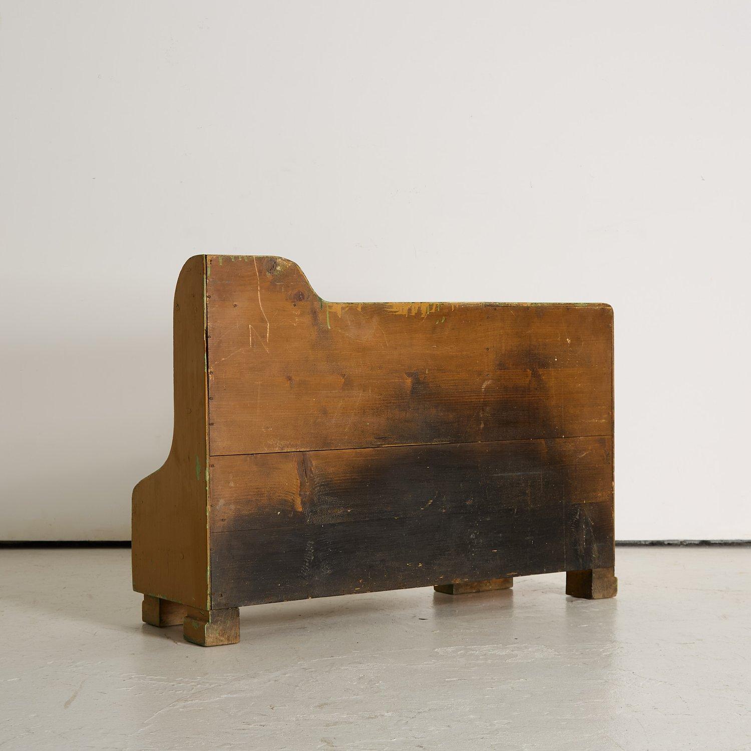 20ième siècle Meuble de cuisine surpeint, tiroirs France, années 1950 en vente