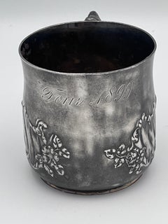 Sweet Pairpoint Manufacturing Co. Baby or Christening Cup Engraved "Tom 1899"