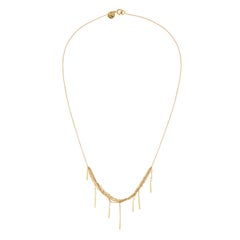 Sweet Pea 18k Yellow Gold Sycamore Layered Chain Necklace