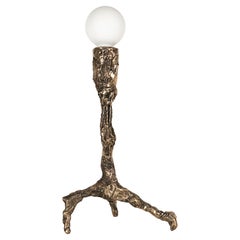 Sweet Thing II, einzigartige skulpturale Bronzeskulpturlampe, signiert von William Guillon