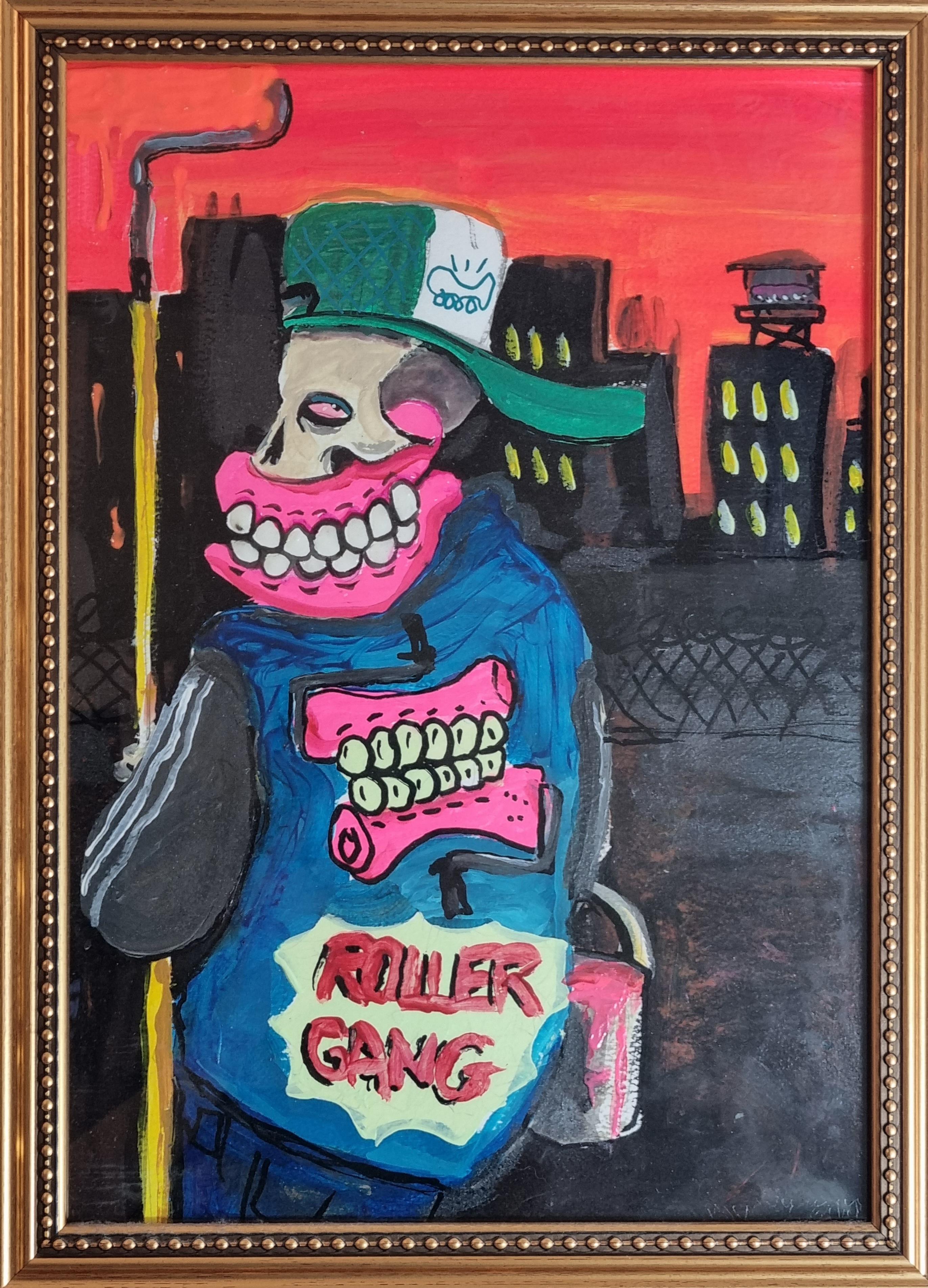 Street Art Painting by Sweet Toof , Acrylic , Framed For Sale 2
