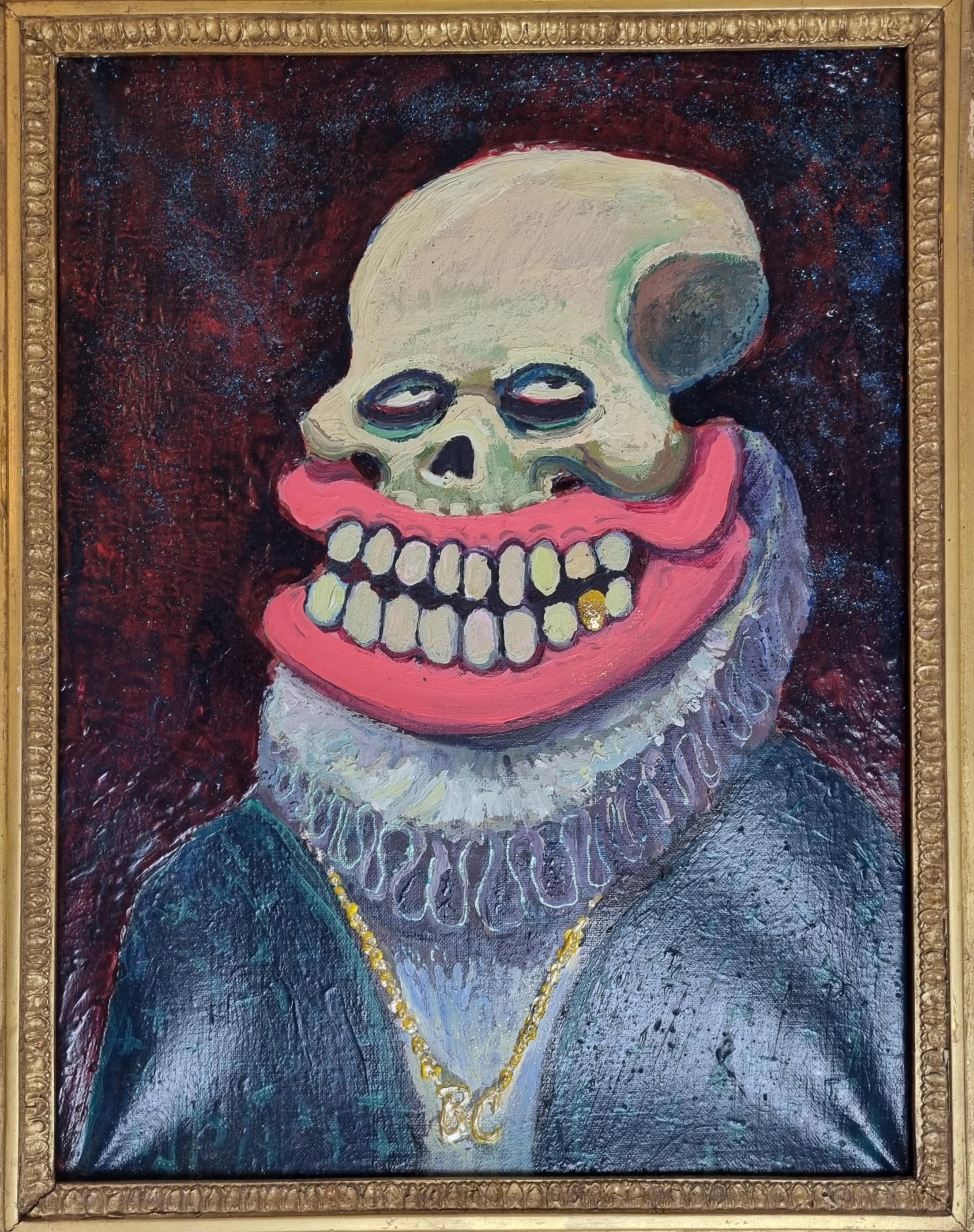 Street Art Painting by Sweet Toof , Oil on canvas Painting , Framed 2