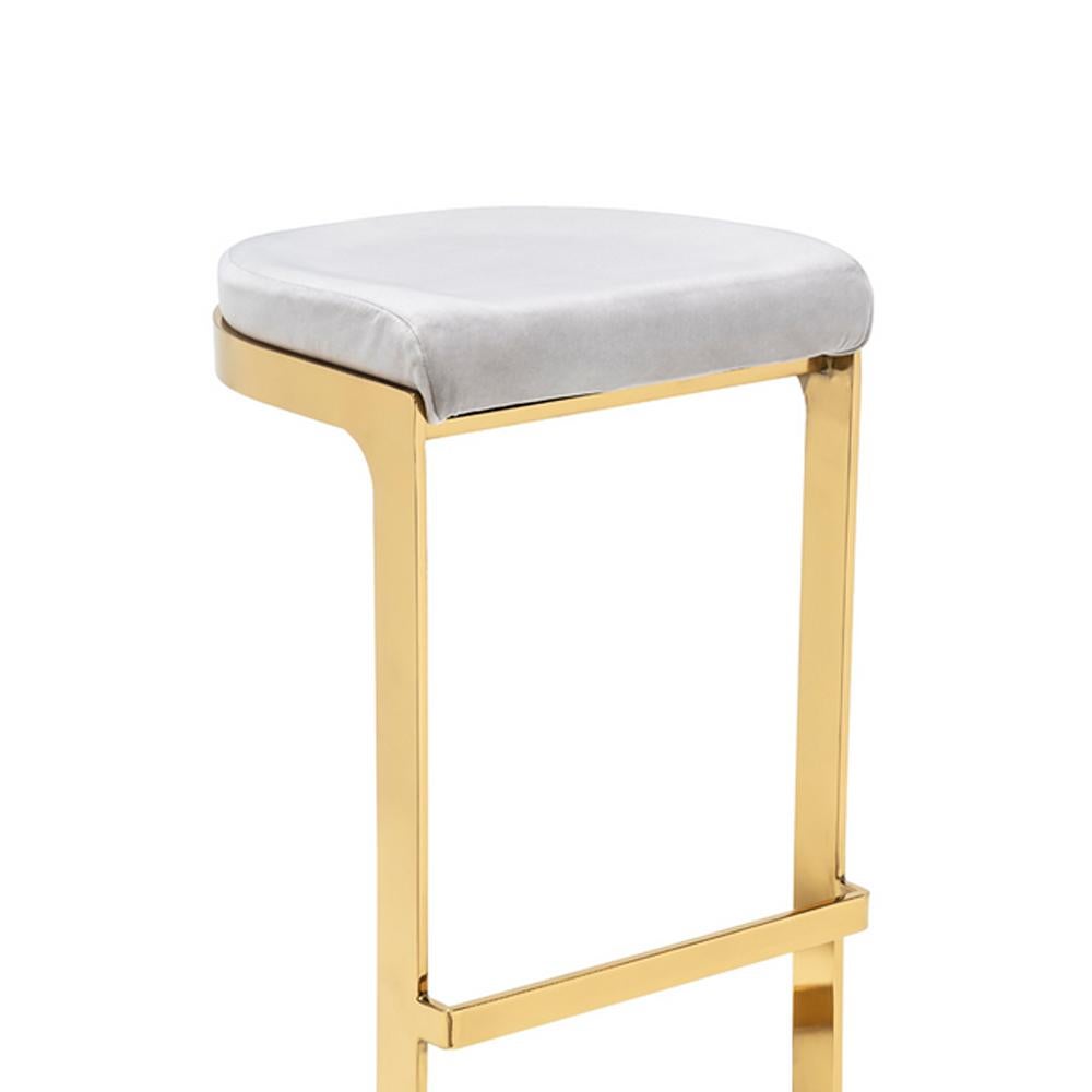 Hand-Crafted Sweety Gold High Stool For Sale