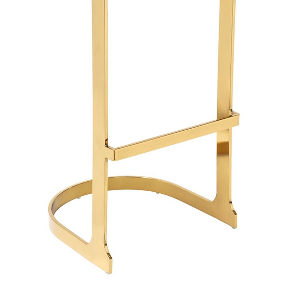 Contemporary Sweety Gold High Stool For Sale