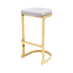 Tabouret haut doré Sweety