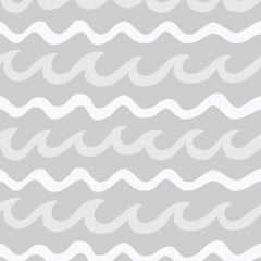 Swell Designer Wallpaper in Cloud 'White, Pale Grey and Mid Grey'