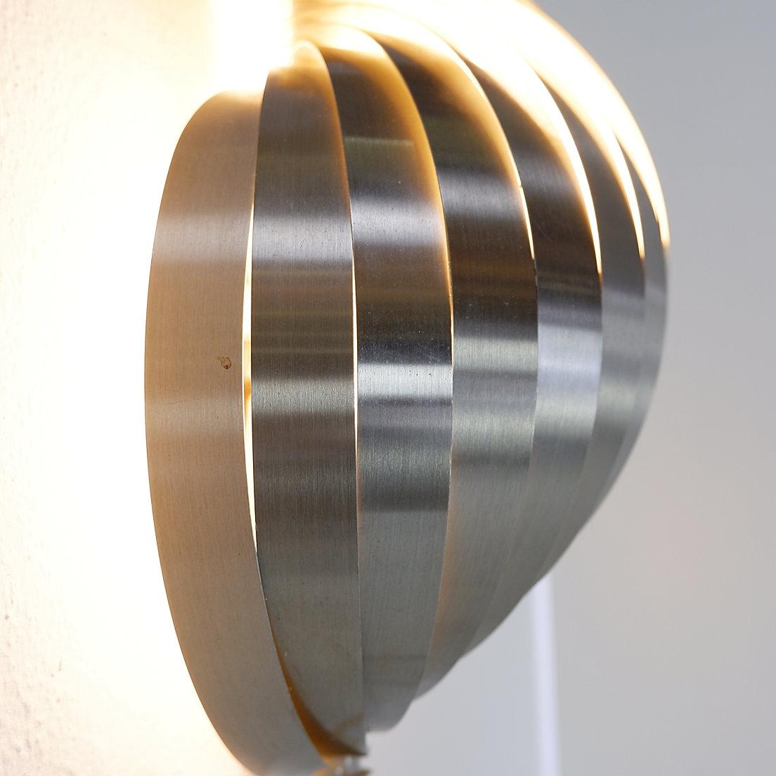 Aplique de aluminio hinchable de Henri Mathieu - Años 70 en venta 3