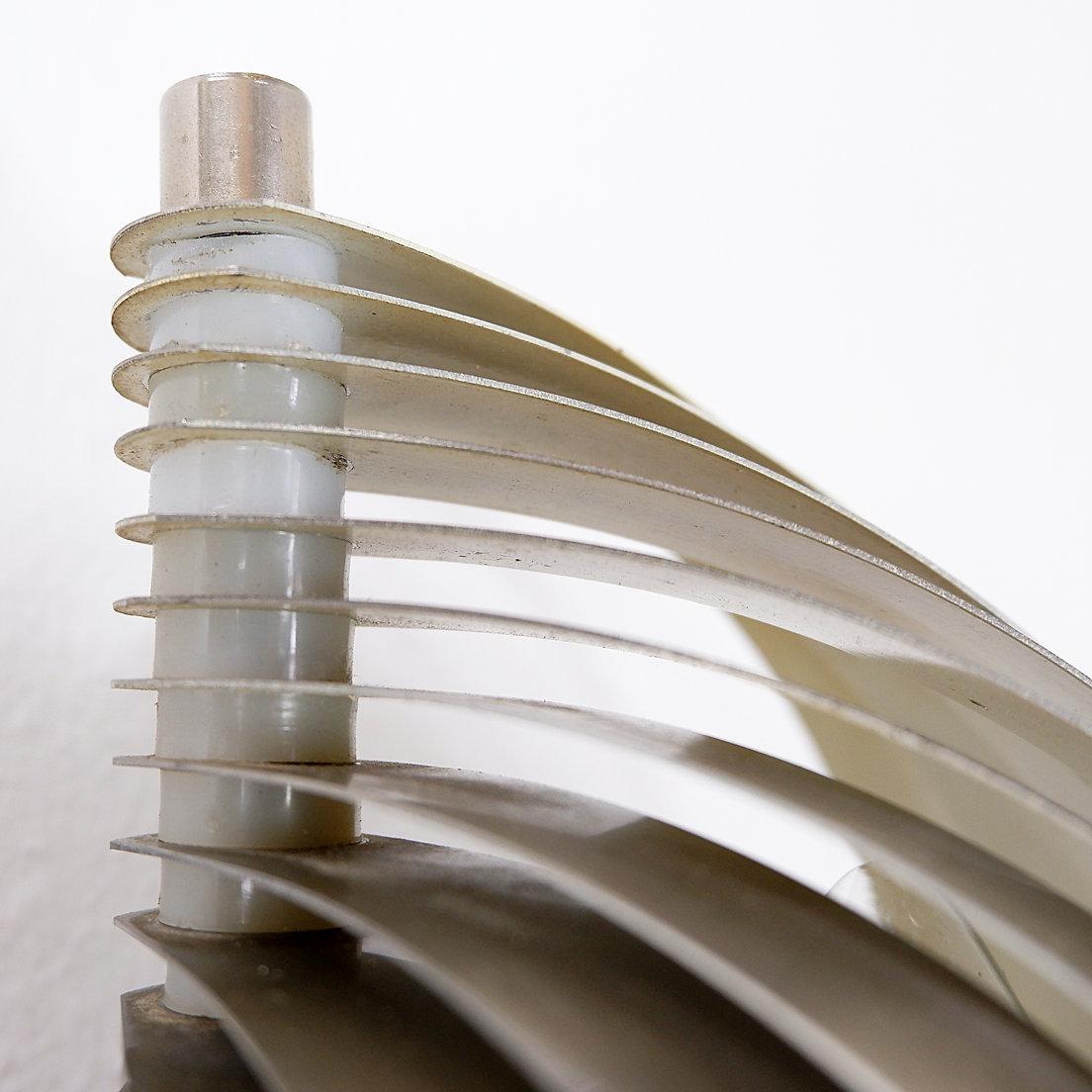 Aplique de aluminio hinchable de Henri Mathieu - Años 70 en venta 4