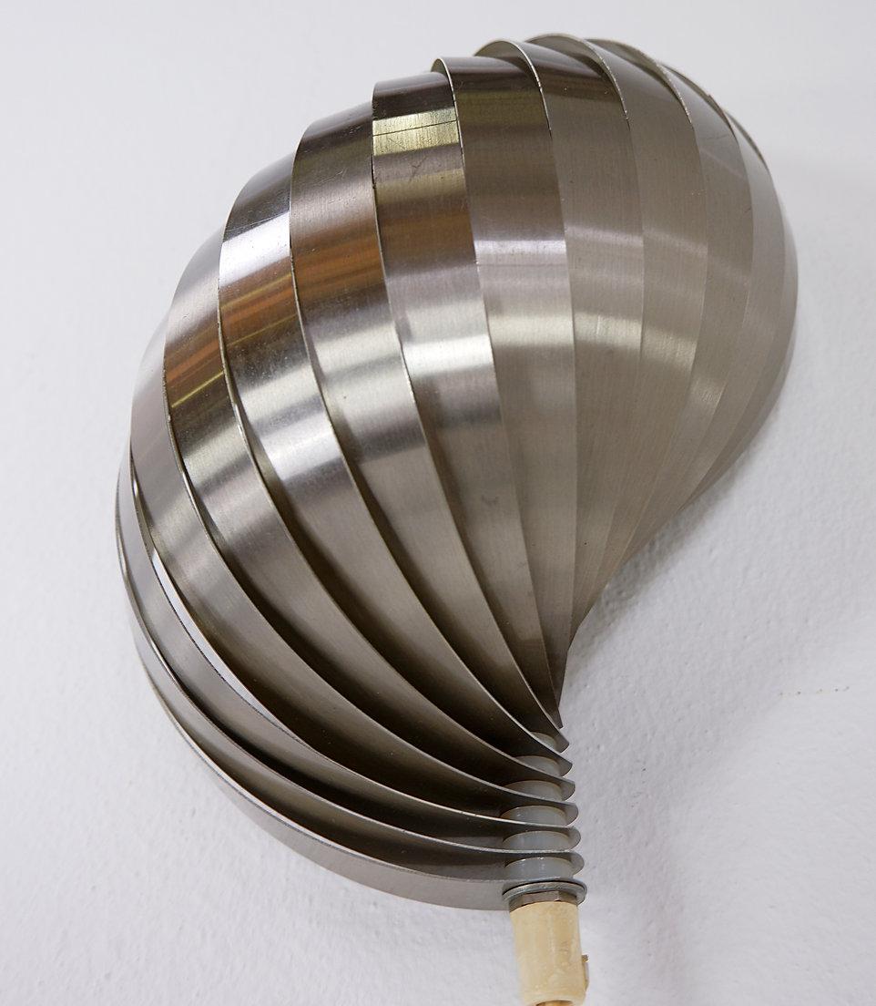 Aplique de aluminio hinchable de Henri Mathieu - Años 70 en venta 6