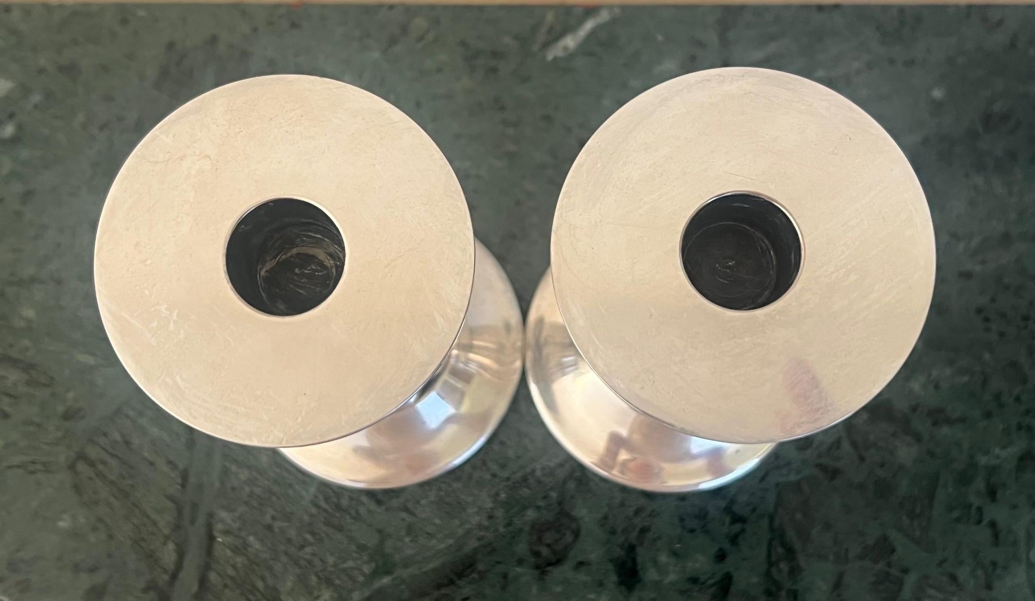 Swid Powell Candlesticks, Designed by Stern, Italian- Set of 2, c. 1980's For Sale 9