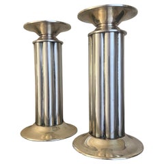 Swid Powell-Kerzenständer, entworfen von Stern, Italienisch, 2er-Set, ca. 1980er Jahre