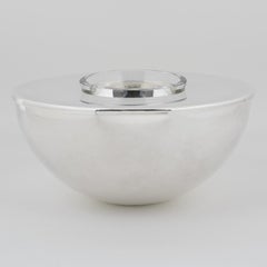 Swid Powell per Calvin Klein Ciotola per caviale in argento, circa 1980